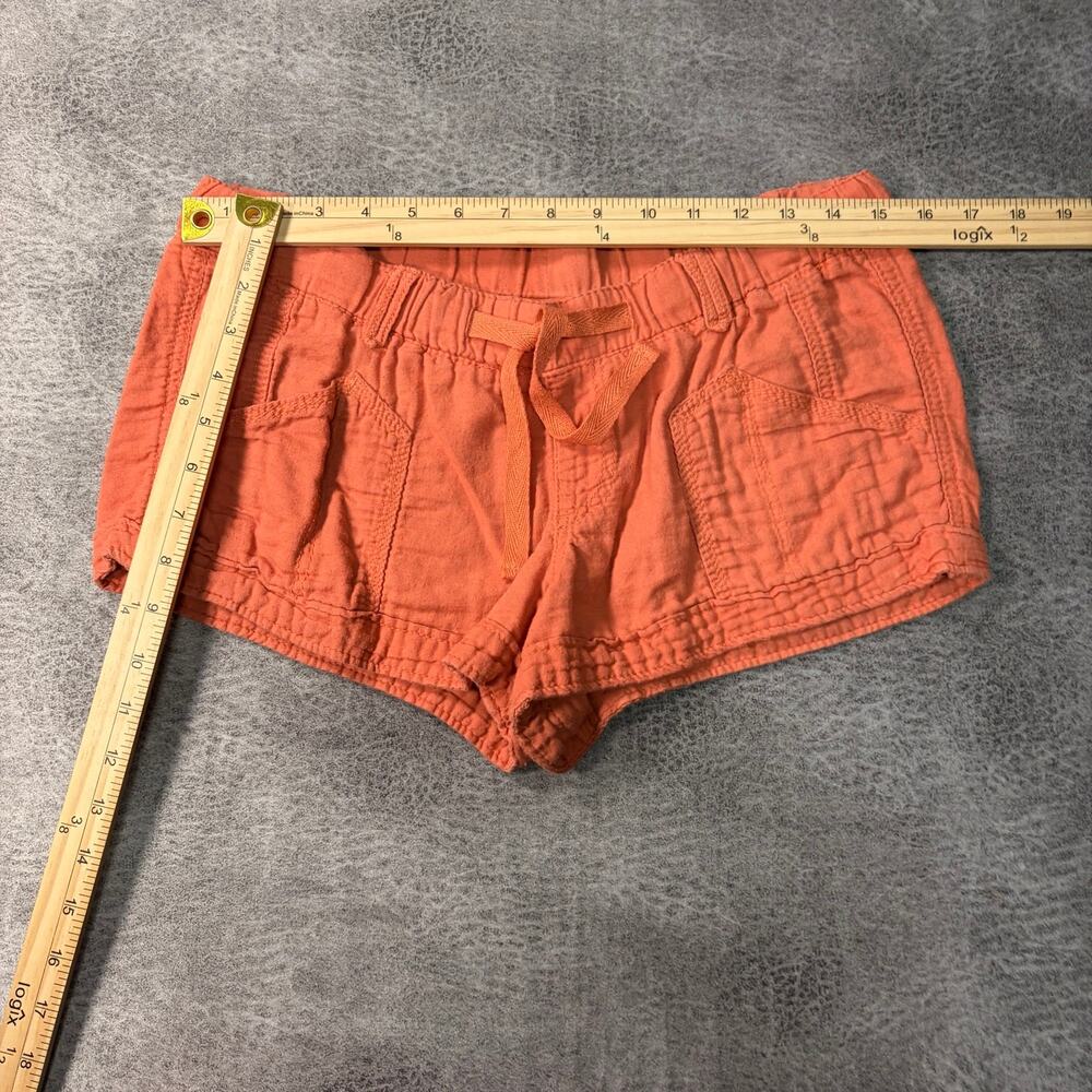 Y2k Mossimo Orange Comfy Mini Shorts - Picture 5 of 6